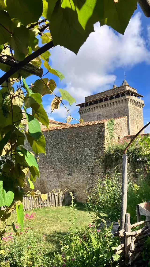 Le donjon de Bazoges en Pared, ses jardins, son pigeonnier, son gueux !##LaCroixLiaud #VendeeTourisme #SudVendée#Donjonbasogesenpared