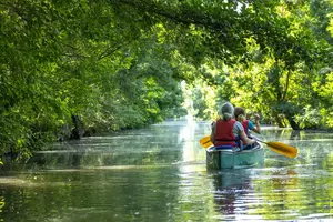 Vendée Marais Poitevin, le Mazeau, Ballade en barque dans le Marais Poitevin