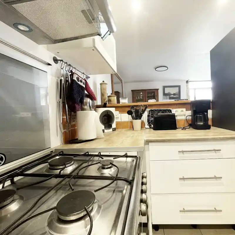 La Croix Liaud - Gîte 6 personnes en Vendée Marais-poitevin - Cuisine tout équipée du gîte Aloé